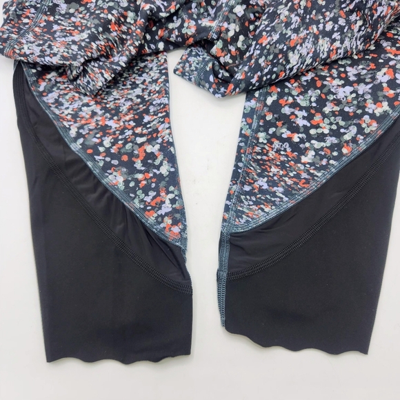 Lululemon Wunder Under High-Rise Crop 23" Tight In Scallop Water Blossom Size 6 - Picture 8 of 16